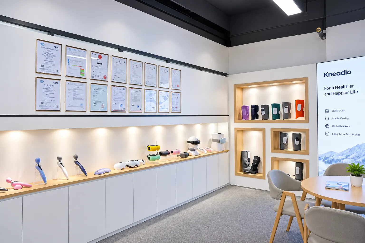 Kneadio factory and product lineup